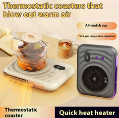 2-in-1 Warm Air Blower & Beverage Heating Pad
