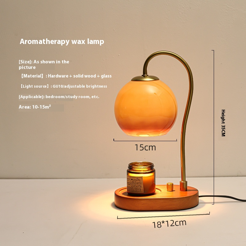 Retro Glass Candle Warmer Lamp