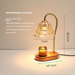 Retro Glass Candle Warmer Lamp