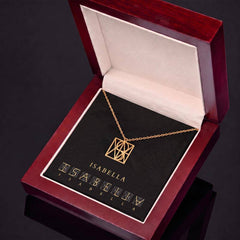 Custom Monogram Name Necklace