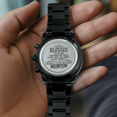 Blessed Is the One Men's Chronograph Watch