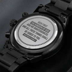 Seek First the Kingdom of God Men's Faith Watch