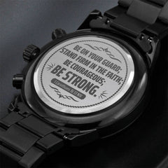 Be on Your Guard Men's Chronograph Watch