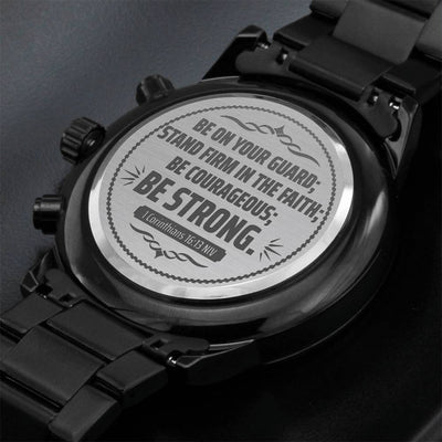 Be on Your Guard Men's Chronograph Watch