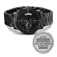 Seek First the Kingdom of God Men's Faith Watch