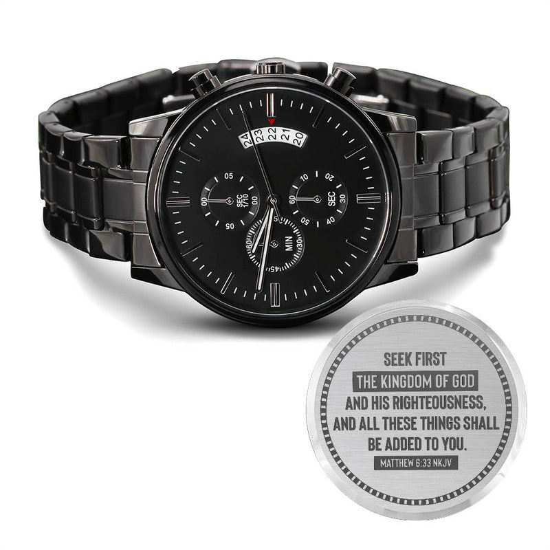 Seek First the Kingdom of God Men's Faith Watch