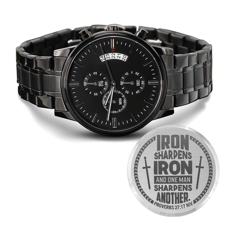 Iron Sharpens Iron Men's Faith Watch