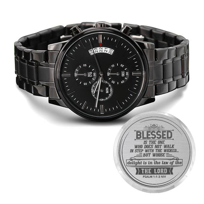 Blessed Is the One Men's Chronograph Watch