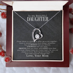 My Beautiful Daughter Forever Love Heart Necklace