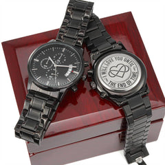 I Will Love You Until the End of Time Men's Chronograph Watch