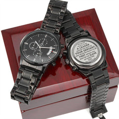 Whoever Wants to Be a Leader Mark 10:43 Personalized Watch
