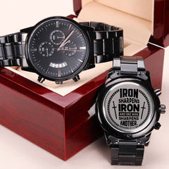 Iron Sharpens Iron Men's Faith Watch