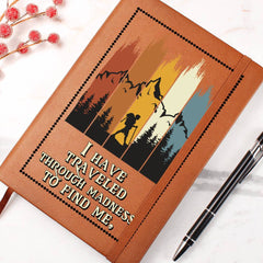 Traveled to Find Me Vegan Leather Journal