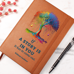 The Story Within Vegan Leather Journal