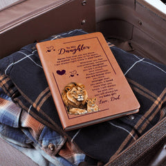 To My Daughter Your Crown Vegan Leather Journal