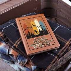 Traveled to Find Me Vegan Leather Journal