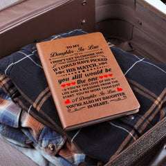 To My Daughter-in-Law Honor Vegan Leather Journal