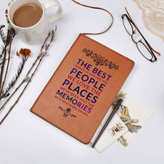 People, Places, Memories Vegan Leather Journal