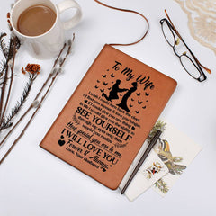 To My Wife Sooner Vegan Leather Journal