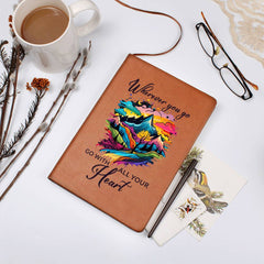 Go With All Your Heart Leather Journal