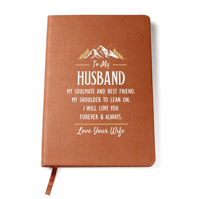 My Soulmate and Best Friend Vegan Leather Journal