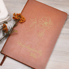 Unapologetically Me Vegan Leather Journal