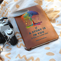 The Story Within Vegan Leather Journal