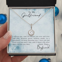 To My Girlfriend Eternal Hope Necklace