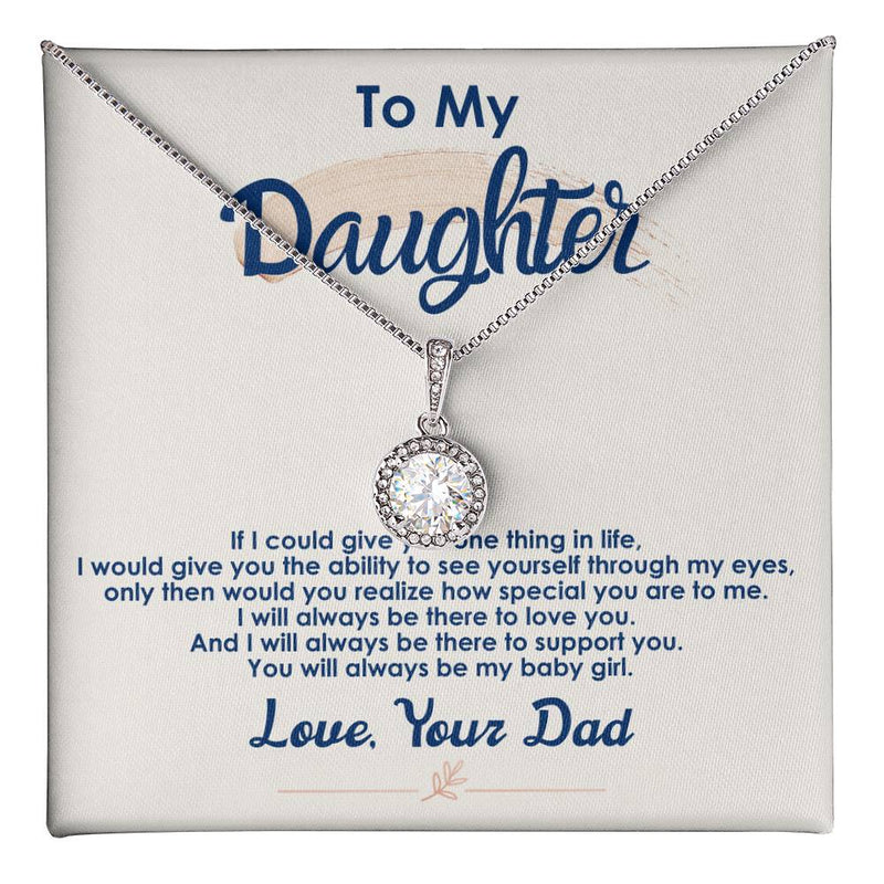 Always Be My Baby Girl Eternal Hope Necklace