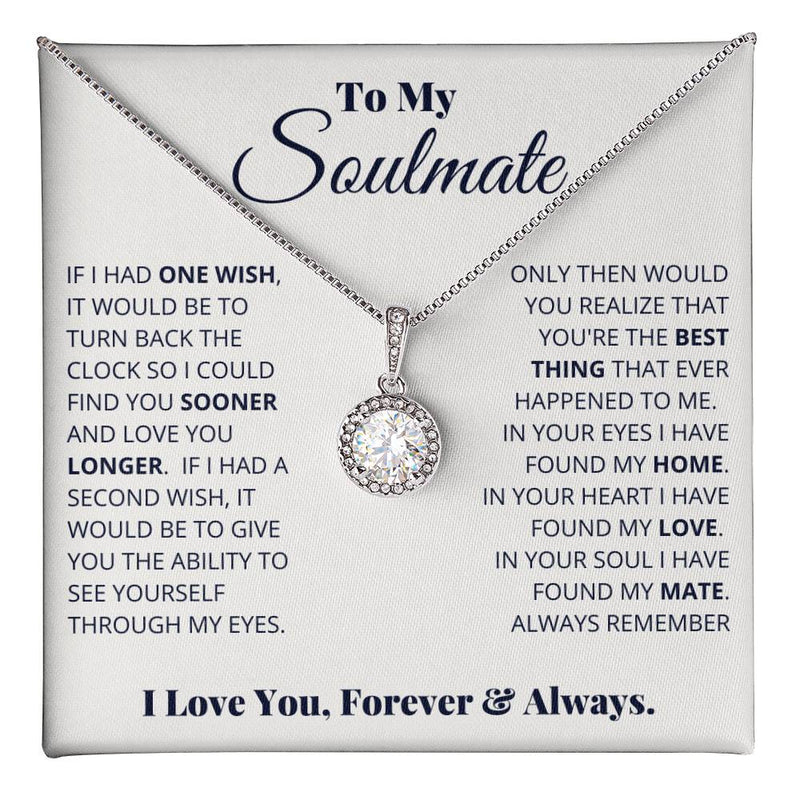 To My Soulmate Eternal Hope Necklace