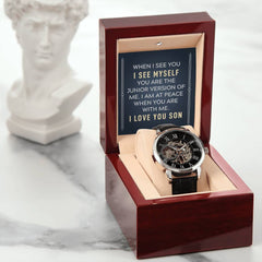 I See Myself in You Openwork Automatic Watch