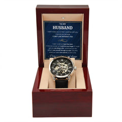 To My Husband – Openwork Watch