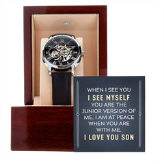 I See Myself in You Openwork Automatic Watch