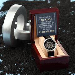 I See Myself in You Openwork Automatic Watch