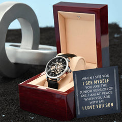 I See Myself in You Openwork Automatic Watch
