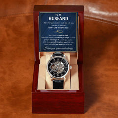 To My Husband – Openwork Watch