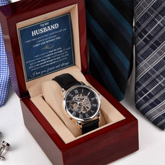 To My Husband – Openwork Watch