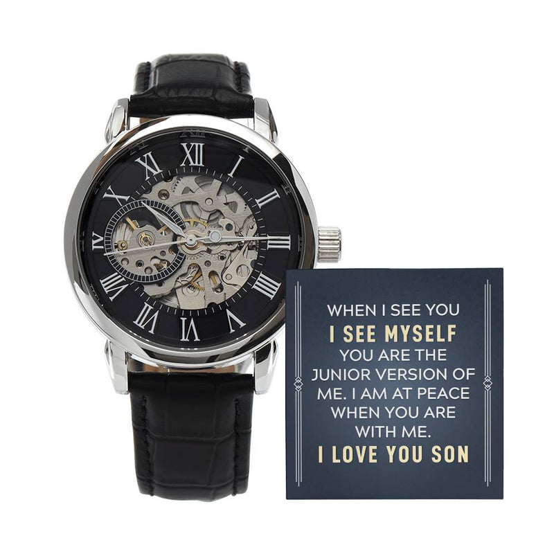 I See Myself in You Openwork Automatic Watch