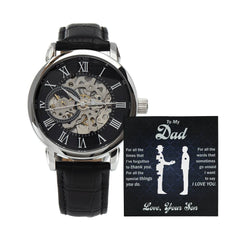 To My Dear Dad Always Remember I Love You Openwork Watch