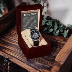 To My Man, Love, Best Friend – Luxury Openwork Watch