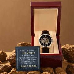 I See Myself in You Openwork Automatic Watch
