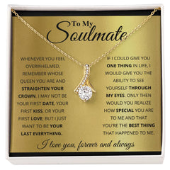 To My Soulmate Alluring Beauty Necklace