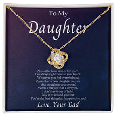 I'm Always With You Love Knot Necklace