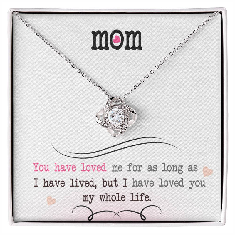 My Whole Life Love Knot Necklace