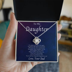 I'm Always With You Love Knot Necklace