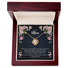 Forever Grateful Love Knot Necklace