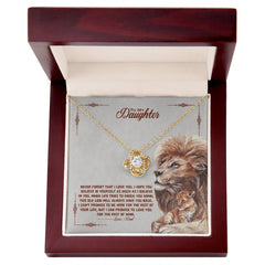 Never Forget Love Knot Necklace