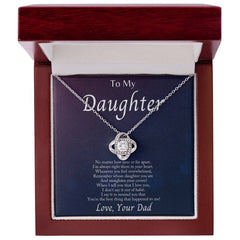 I'm Always With You Love Knot Necklace