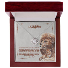 Never Forget Love Knot Necklace