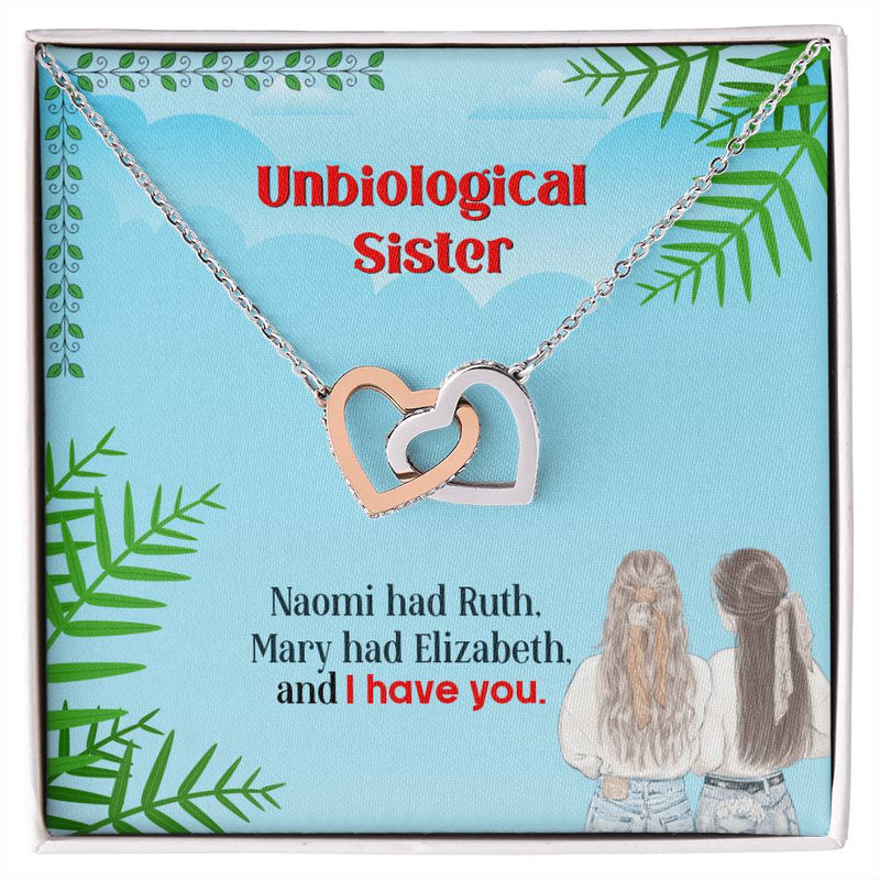Best Friends Interlocking Hearts Necklace